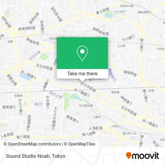Sound Studio Noah map