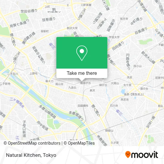 Natural Kitchen map