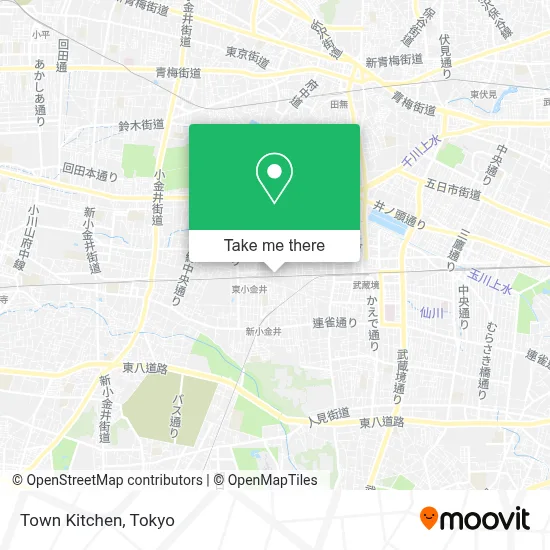 Town Kitchen map