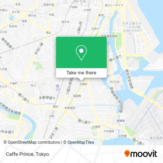 Caffe Prince map