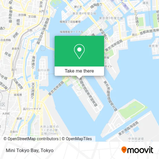 Mini Tokyo Bay map