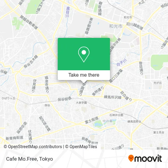 Cafe Mo.Free map