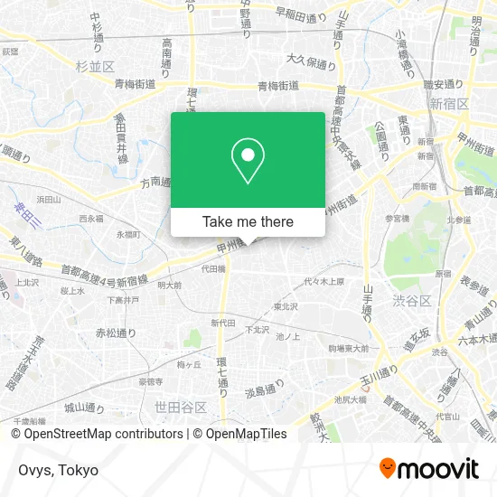 Ovys map