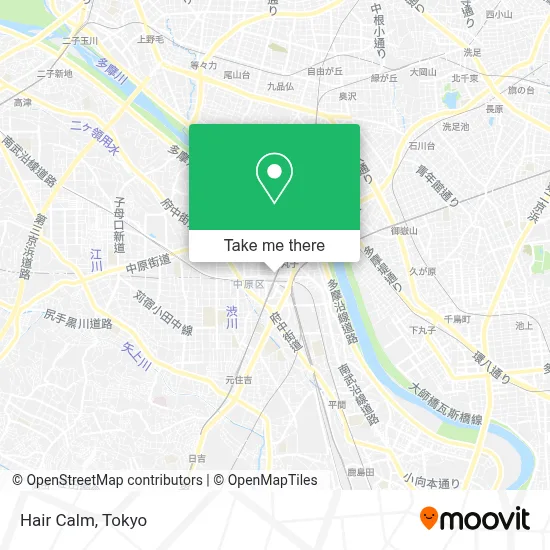 Hair Calm map
