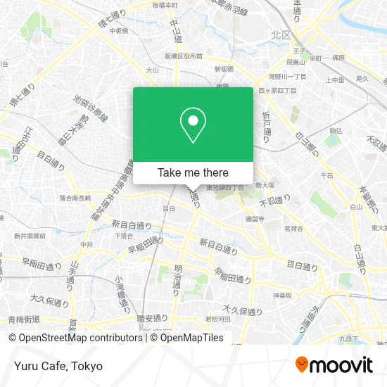 Yuru Cafe map
