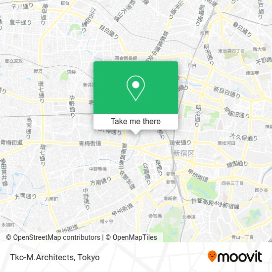 Tko-M.Architects map