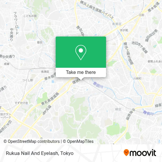 Rukua Nail And Eyelash map