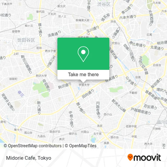 Midorie Cafe map