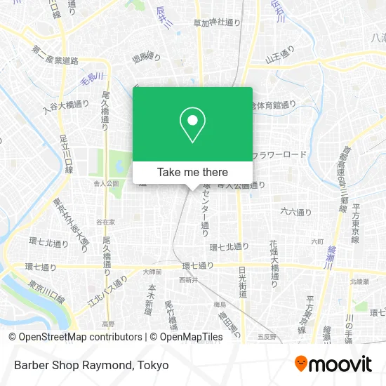 Barber Shop Raymond map