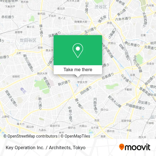 Key Operation Inc. / Architects map