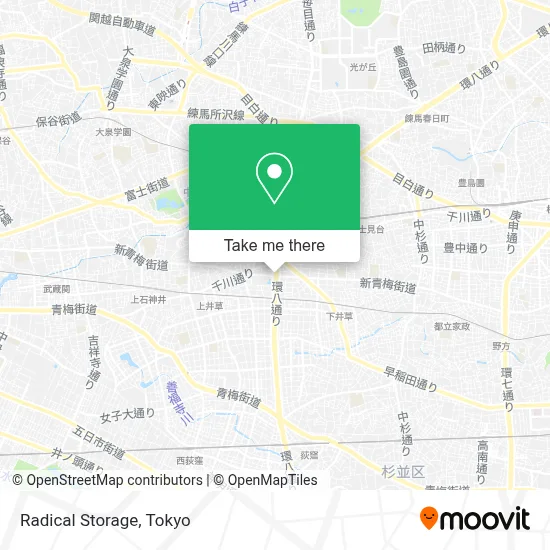 Radical Storage map