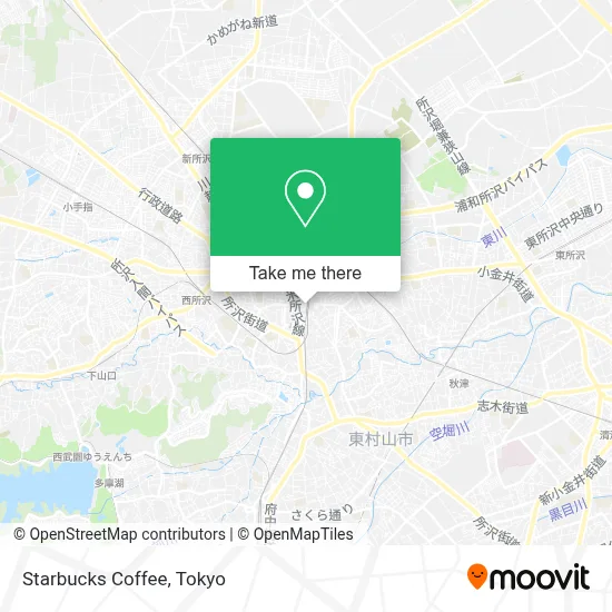 Starbucks Coffee map