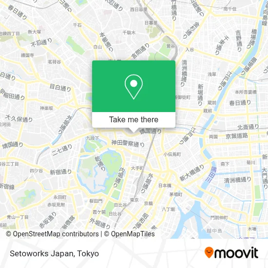 Setoworks Japan map