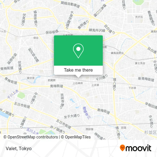 Valet map