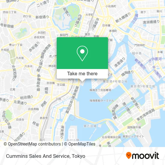 Cummins Sales And Service map