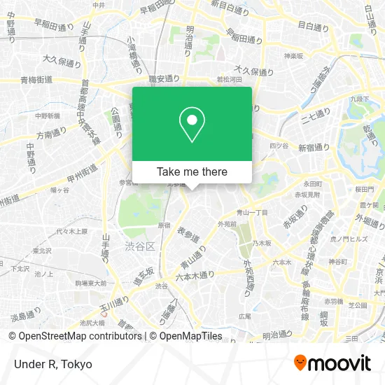 Under R map