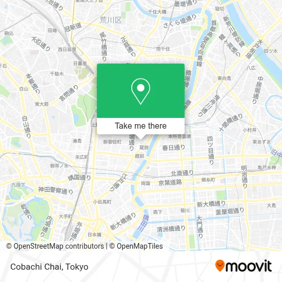 Cobachi Chai map