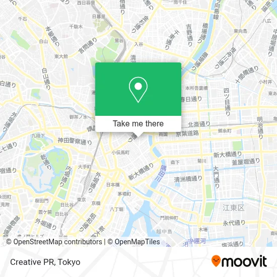 Creative PR map