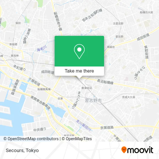 Secours map