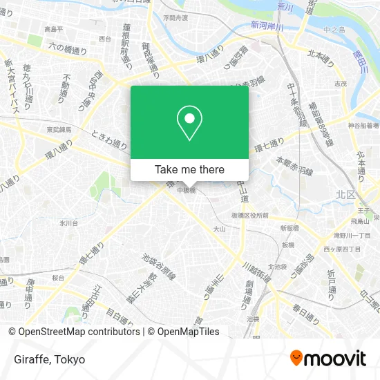 Giraffe map