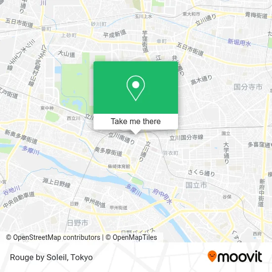 Rouge by Soleil map