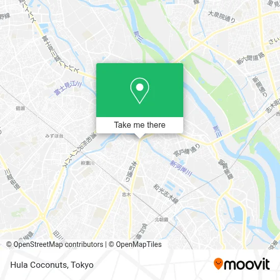Hula Coconuts map