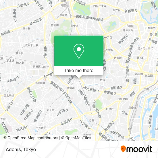 Adonis map