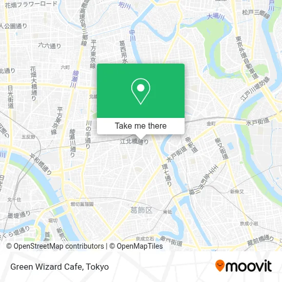Green Wizard Cafe map