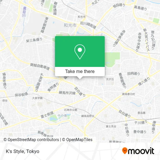 K's Style map