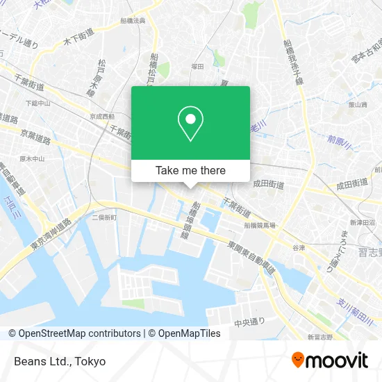 Beans Ltd. map