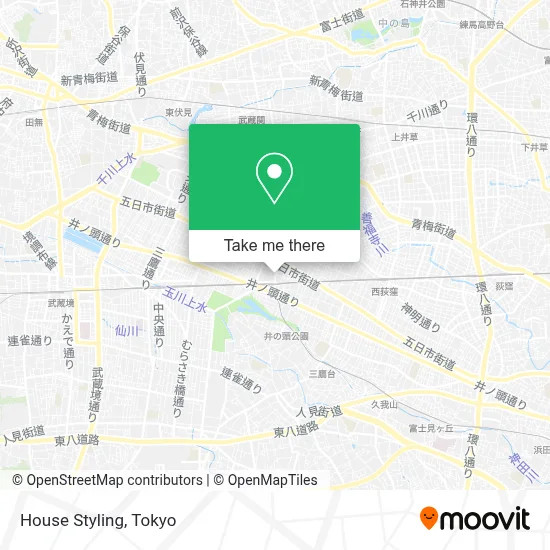 House Styling map