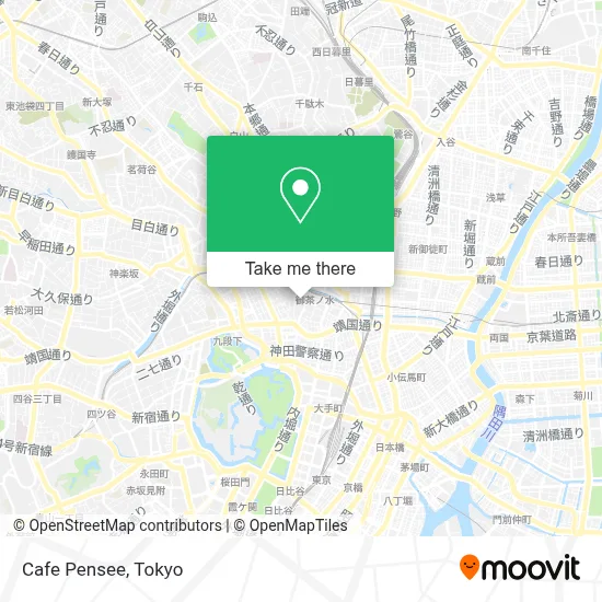 Cafe Pensee map