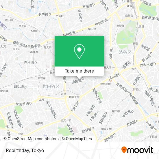 Rebirthday map