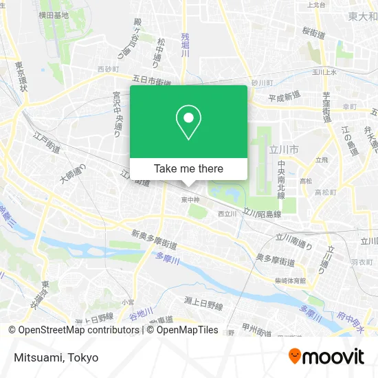 Mitsuami map