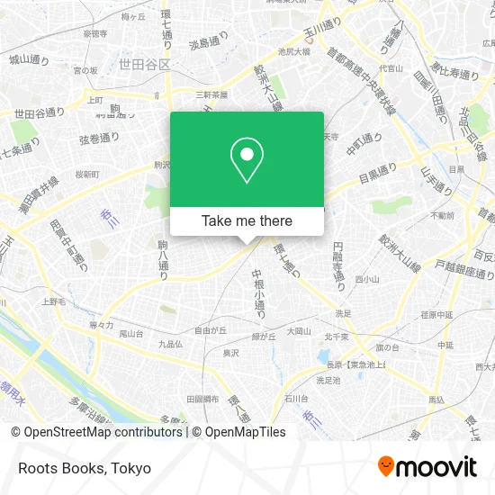 Roots Books map