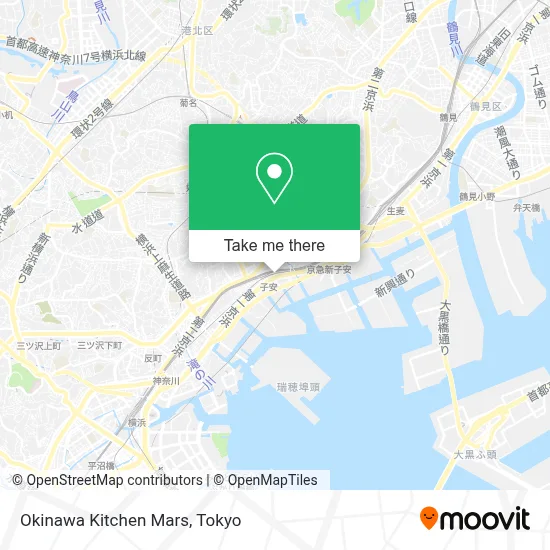 Okinawa Kitchen Mars map
