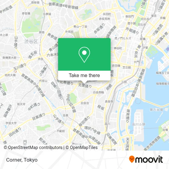 Corner map