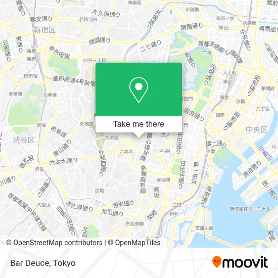 Bar Deuce map