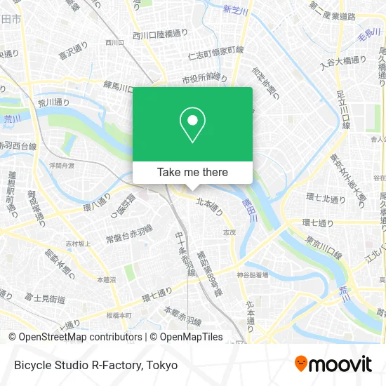 Bicycle Studio R-Factory map