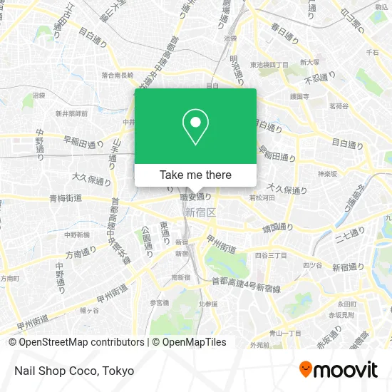 Nail Shop Coco map