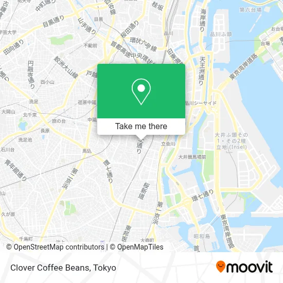 Clover Coffee Beans map