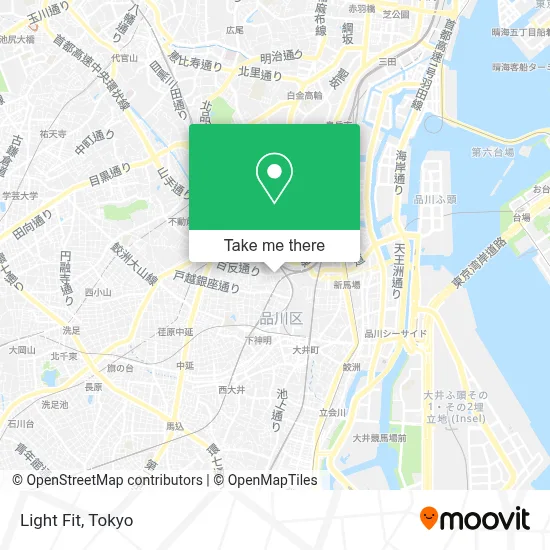 Light Fit map