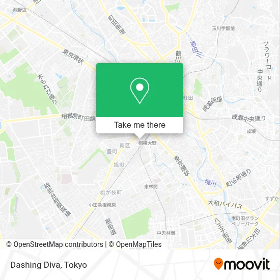 Dashing Diva map
