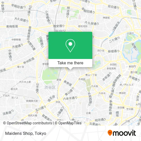 Maidens Shop map