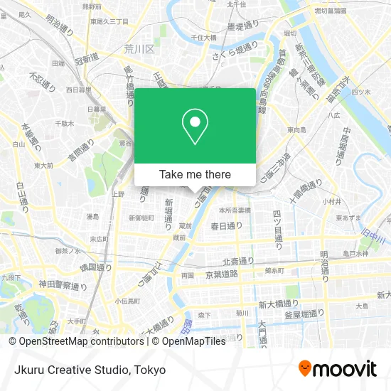 Jkuru Creative Studio map