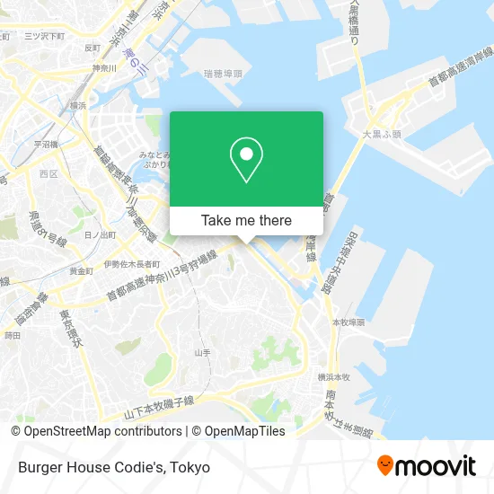 Burger House Codie's map