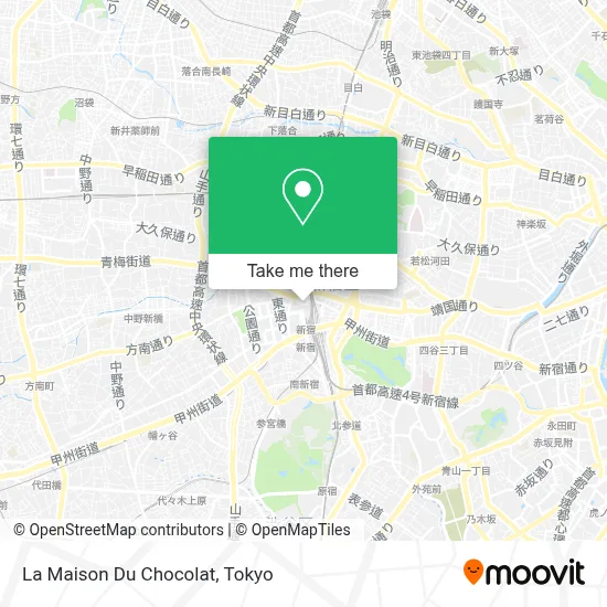 La Maison Du Chocolat map