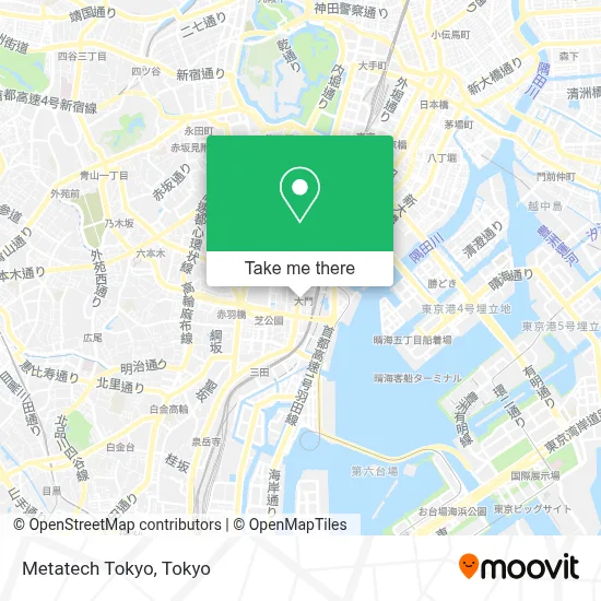 Metatech Tokyo map