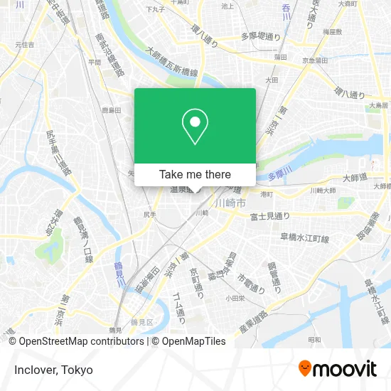 Inclover map
