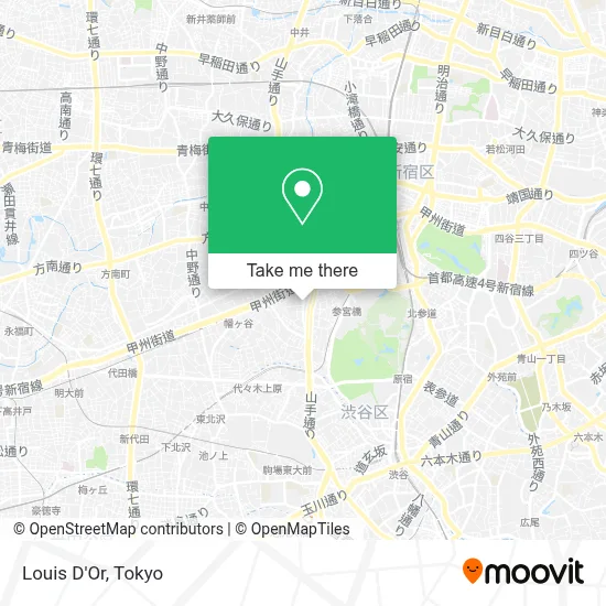 Louis D'Or map